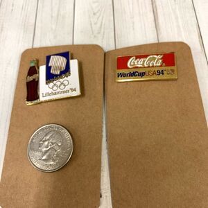 Vintage 1994 Coca Cola Pins